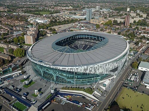 Il Tottenham Hotspur Stadium prima del match tra Tottenham e Aston Villa