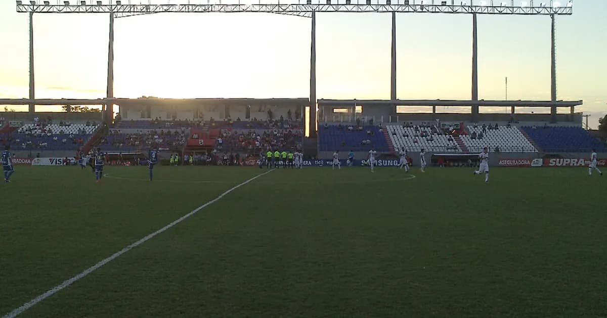 General view of the Estadio Arsenio Erico ahead of the Nacional Asunción vs Sportivo Ameliano match